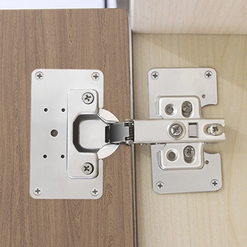 Cabinet Hinge Overlay - 4 قطع لوحة إصلاح مفصلات الخزانة،