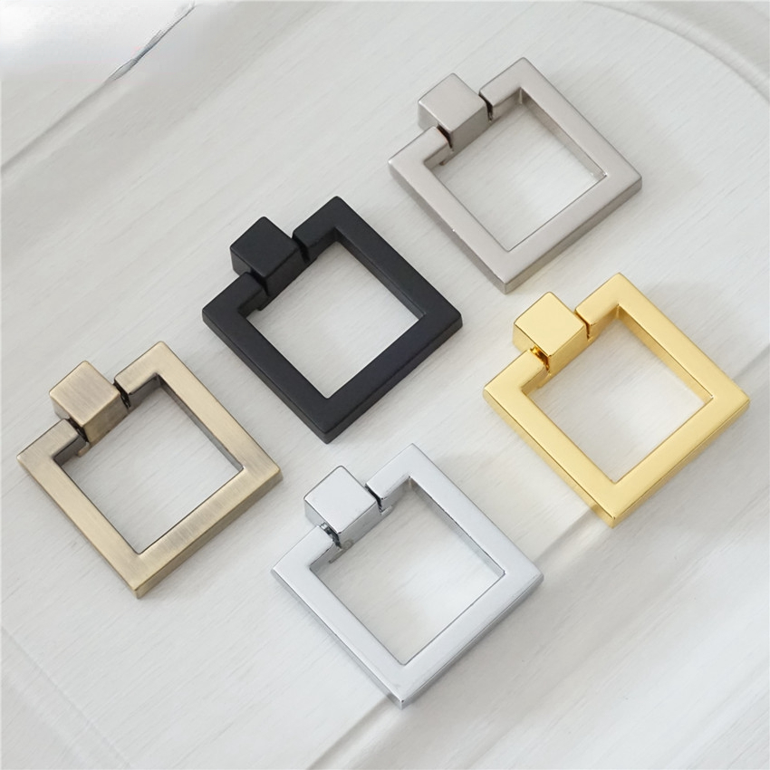 Furniture Hardware Drop Pulls - انخفاض حلقة خزانة تسحب مقبض سبائك