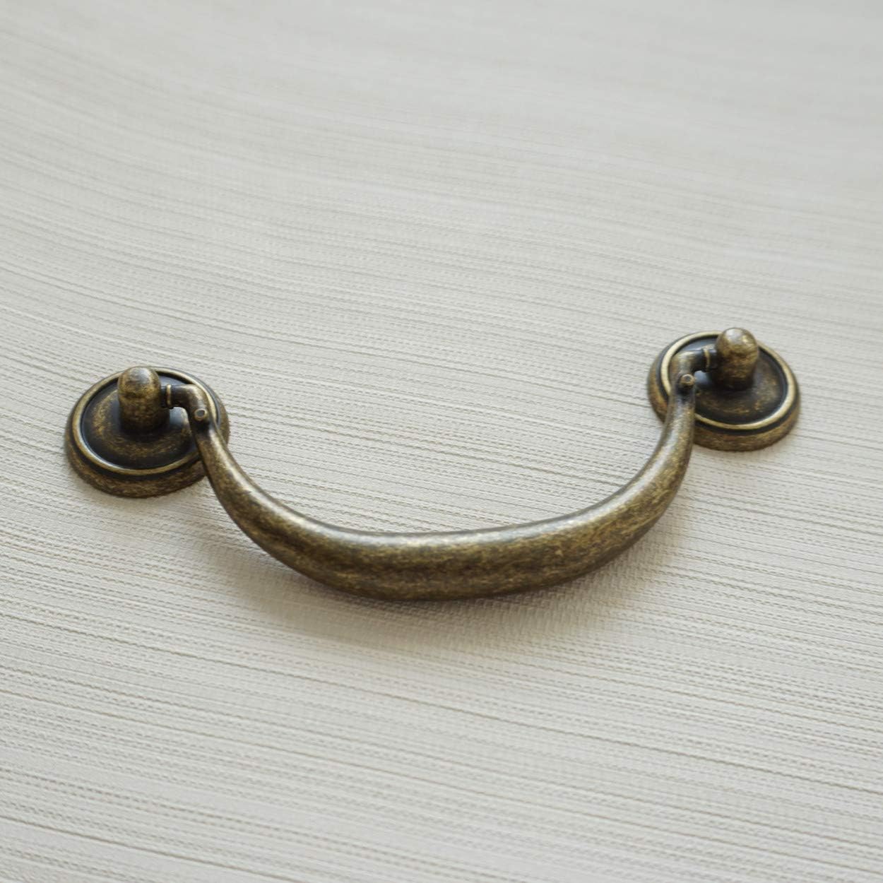 العتيقة برونزية مقابض للخزانة  - مراجعة Furniture Hardware Drop Pulls وسعره