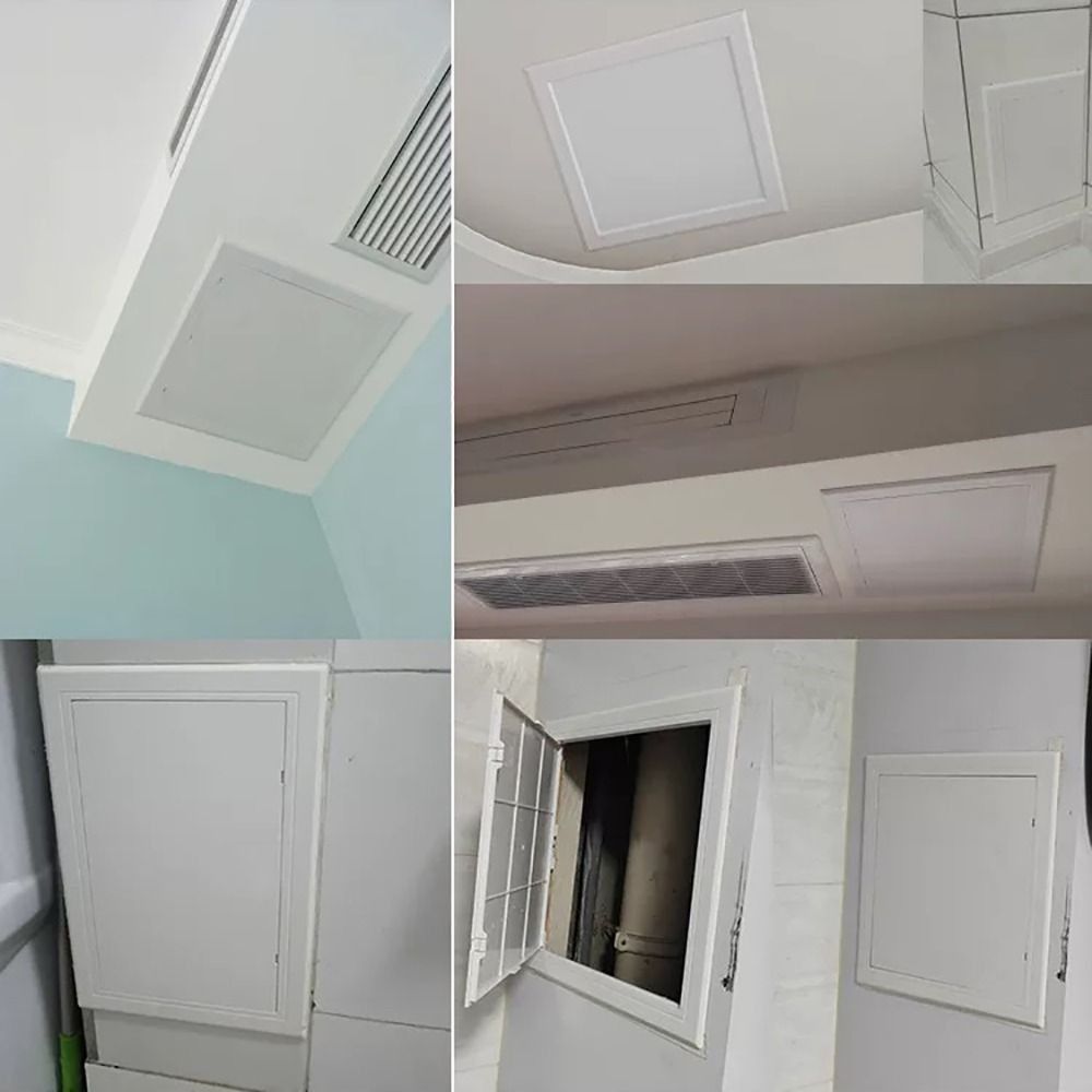 باب فحص أبيض جديد من البلاستيك - مراجعة Furniture Hardware Fitting وسعره