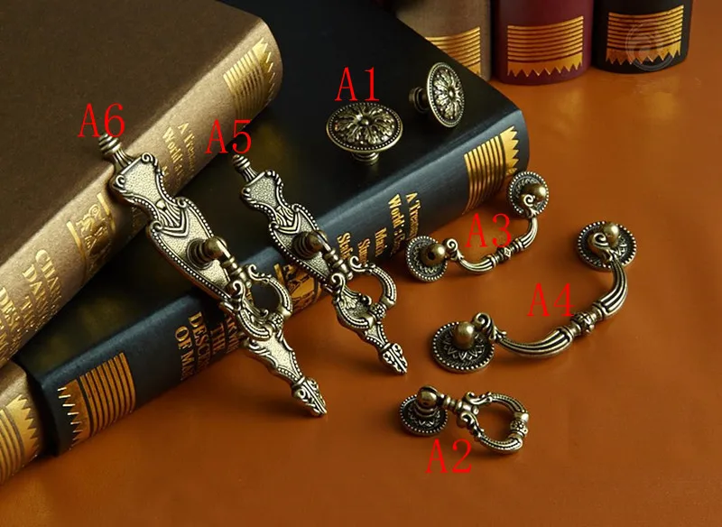 2 قطعة 6 نمط الريف مضمد يسحب م - مراجعة Furniture Hardware Drop Pulls وسعره