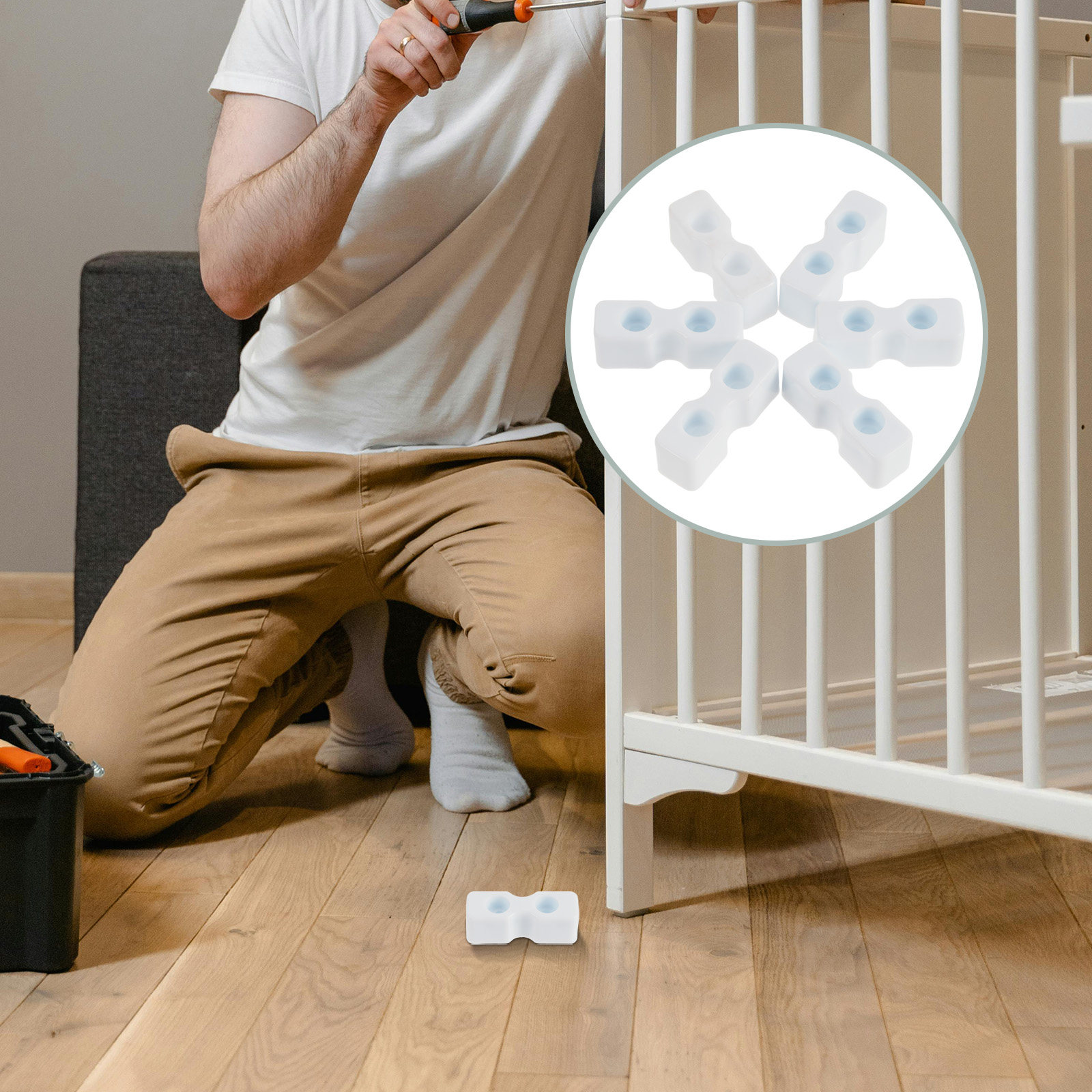 20 قطعة من مسامير سرير الأطفال - مراجعة Furniture Hardware Fitting وسعره